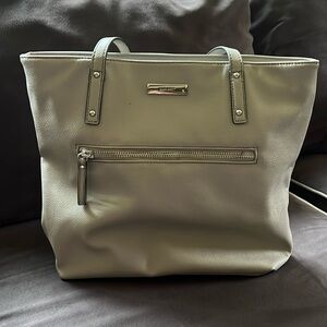 Nine West grayish-beige purse.
